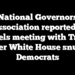 National Governors Association reportedly cancels meeting with Trump after White House snubs Democrats