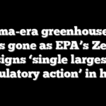 Obama-era greenhouse gas rules gone as EPA’s Zeldin signs ‘single largest deregulatory action’ in history