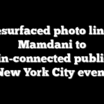 Resurfaced photo links Mamdani to Epstein-connected publicist at New York City event