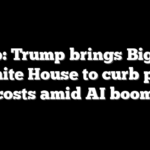Scoop: Trump brings Big Tech to White House to curb power costs amid AI boom