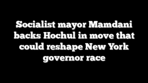 Socialist mayor Mamdani backs Hochul in move that could reshape New York governor race