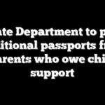State Department to pull additional passports from parents who owe child support