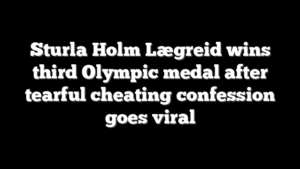 Sturla Holm Lægreid wins third Olympic medal after tearful cheating confession goes viral
