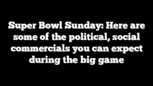 Super Bowl Sunday: Here are some of the political, social commercials you can expect during the big game