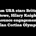 Team USA stars Brittany Bowe, Hilary Knight announce engagement at Milan Cortina Olympics