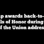 Trump awards back-to-back Medals of Honor during State of the Union address