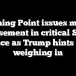 Turning Point issues major endorsement in critical Senate race as Trump hints at weighing in