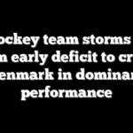 US hockey team storms back from early deficit to crush Denmark in dominant performance