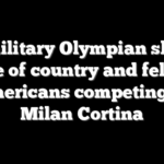 US military Olympian shares love of country and fellow Americans competing in Milan Cortina