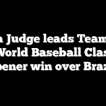 Aaron Judge leads Team USA to World Baseball Classic opener win over Brazil