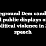 Battleground Dem candidate linked public displays of faith to political violence in 2023 speech