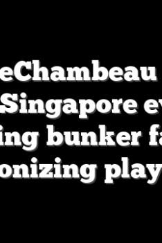 Bryson DeChambeau wins LIV Golf Singapore event, surviving bunker fall and agonizing playoff