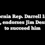 California Rep. Darrell Issa to retire, endorses Jim Desmond to succeed him
