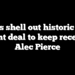 Colts shell out historic free agent deal to keep receiver Alec Pierce