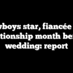Cowboys star, fiancée end relationship month before wedding: report