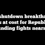 DHS shutdown breakthrough comes at cost for Republicans as funding fights nears end