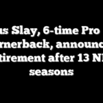 Darius Slay, 6-time Pro Bowl cornerback, announces retirement after 13 NFL seasons