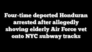 Four-time deported Honduran arrested after allegedly shoving elderly Air Force vet onto NYC subway tracks