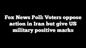 Fox News Poll: Voters oppose action in Iran but give US military positive marks