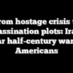 From hostage crisis to assassination plots: Iran’s near half-century war on Americans