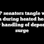 GOP senators tangle with Noem during heated hearing on her handling of deportation surge