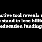 Interactive tool reveals which states stand to lose billions in education funding