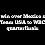 Italy win over Mexico sends Team USA to WBC quarterfinals