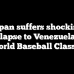 Japan suffers shocking collapse to Venezuela in World Baseball Classic