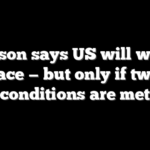 Johnson says US will win AI race — but only if two conditions are met