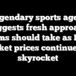 Legendary sports agent suggests fresh approach teams should take as NFL ticket prices continue to skyrocket