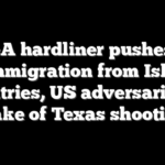 MAGA hardliner pushes ban on immigration from Islamic countries, US adversaries in wake of Texas shooting