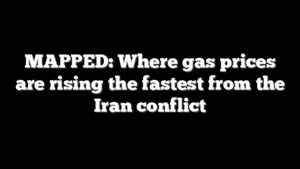 MAPPED: Where gas prices are rising the fastest from the Iran conflict