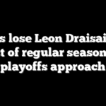 Oilers lose Leon Draisaitl for rest of regular season as playoffs approach