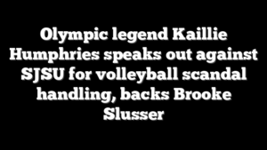 Olympic legend Kaillie Humphries speaks out against SJSU for volleyball scandal handling, backs Brooke Slusser