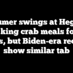 Schumer swings at Hegseth over king crab meals for the troops, but Biden-era receipts show similar tab
