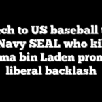 Speech to US baseball team by Navy SEAL who killed Osama bin Laden prompts liberal backlash