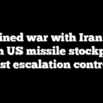 Sustained war with Iran could drain US missile stockpiles, test escalation control