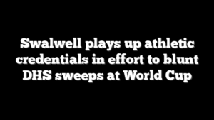 Swalwell plays up athletic credentials in effort to blunt DHS sweeps at World Cup