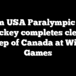 Team USA Paralympic sled hockey completes clean sweep of Canada at Winter Games