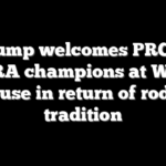 Trump welcomes PRCA, WPRA champions at White House in return of rodeo tradition