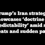 Trump’s Iran strategy showcases ‘doctrine of unpredictability’ amid strike threats and sudden pause