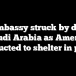 US Embassy struck by drones in Saudi Arabia as Americans instructed to shelter in place