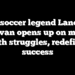 US soccer legend Landon Donovan opens up on mental health struggles, redefining success