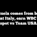 Venezuela comes from behind to beat Italy, earn WBC final spot vs Team USA