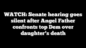 WATCH: Senate hearing goes silent after Angel Father confronts top Dem over daughter’s death