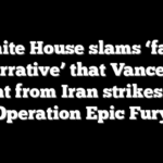 White House slams ‘fake narrative’ that Vance is absent from Iran strikes amid Operation Epic Fury