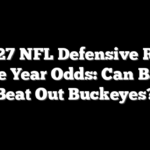 2026-27 NFL Defensive Rookie of the Year Odds: Can Bailey Beat Out Buckeyes?