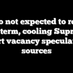 Alito not expected to retire this term, cooling Supreme Court vacancy speculation: sources