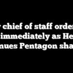 Army chief of staff ordered to retire immediately as Hegseth continues Pentagon shakeup