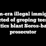Biden-era illegal immigrant convicted of groping teen girls as critics blast Soros-backed prosecutor